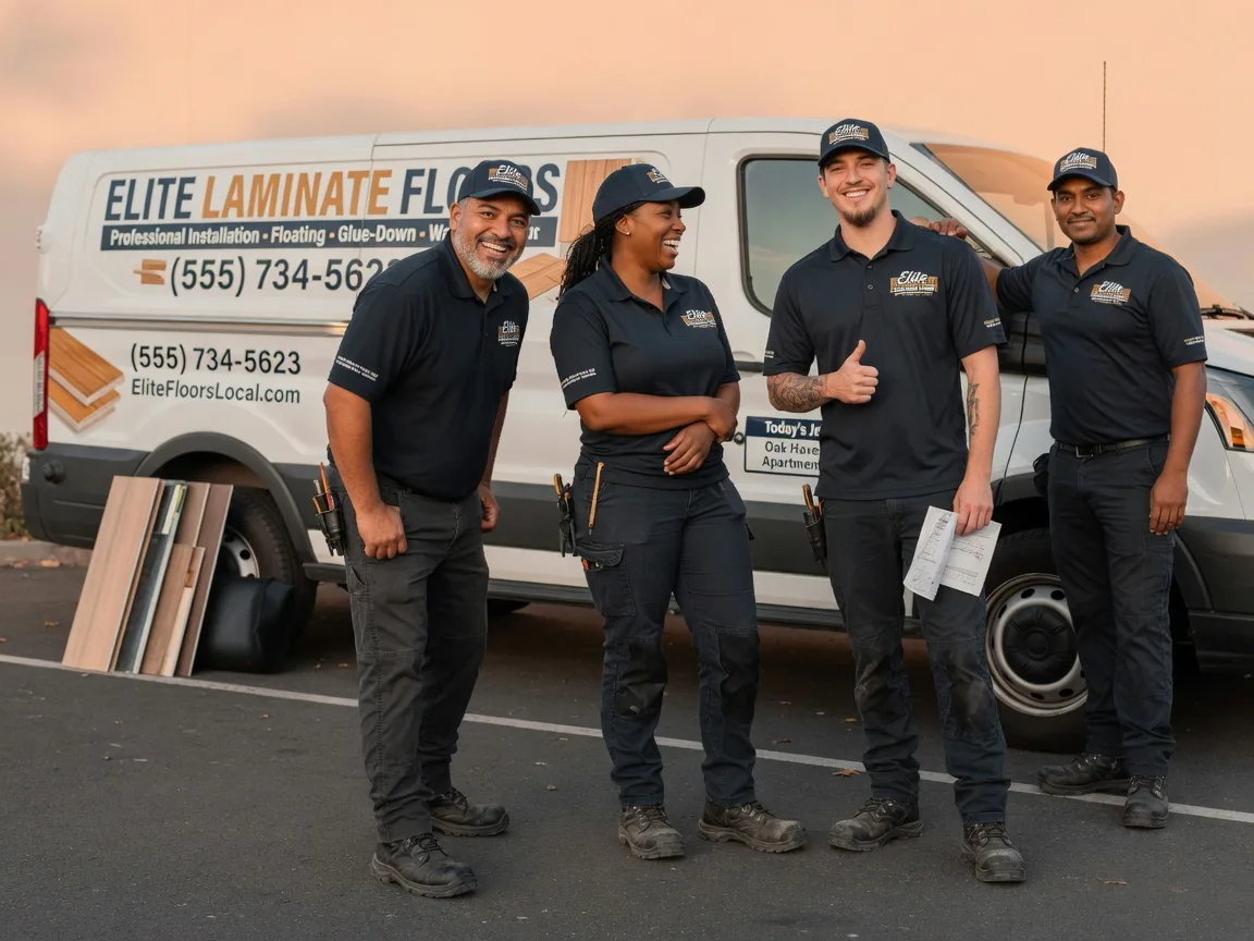 Laminate flooring installation company in South English, IA
